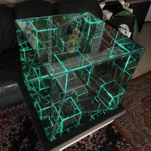 Tesseract Hypercube Art Sculpture 24" - 3 Weeks Production TIme