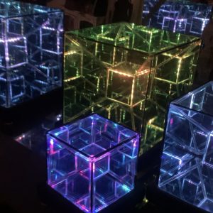 Tesseract Hypercube Art Sculpture 9" -- 3 Weeks Lead Time