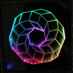Sacred Geometry Ghost LED Infinity Mirror