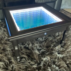 Quartz Crystal Infinity Mirror Coffee Table
