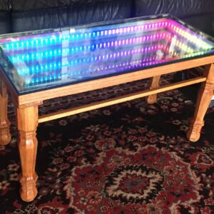 LED Infinity Mirror Coffee Table