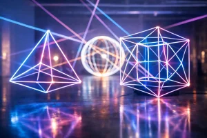 Hyperdimensional Spatial Geometry in Light Art