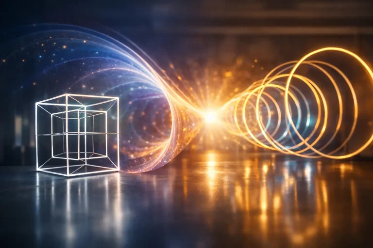 Fourth Dimension Explained Through Light Art