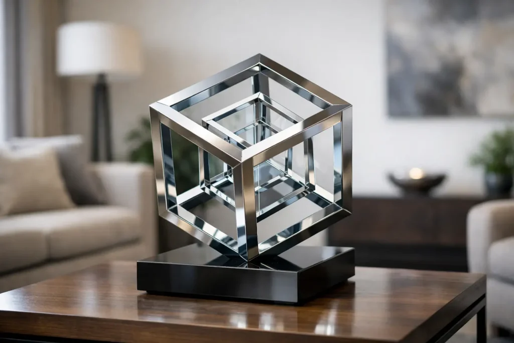 Tesseract Sculpture That Rewrites a Room
