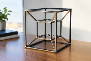 Higher Dimensions Explained Through a Tesseract